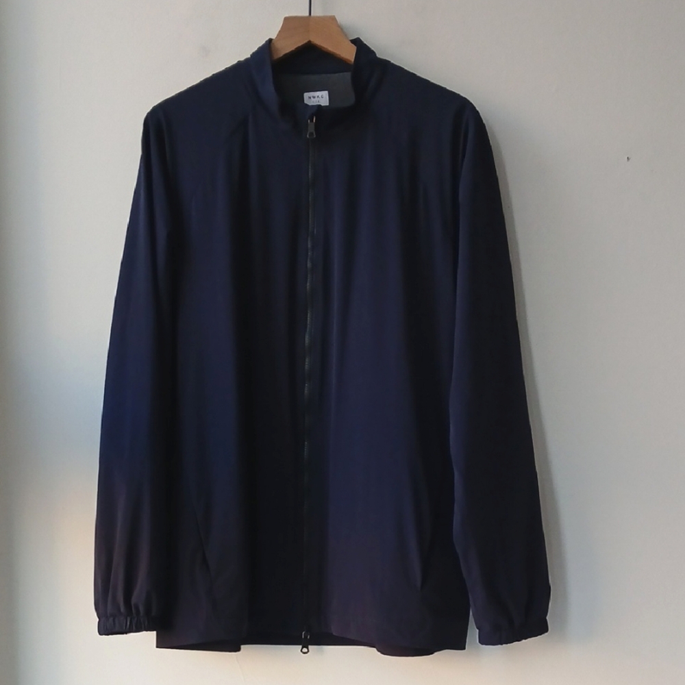 NWKC Merino Lined Stretch Shell Jacket Navy Blue Men's XL